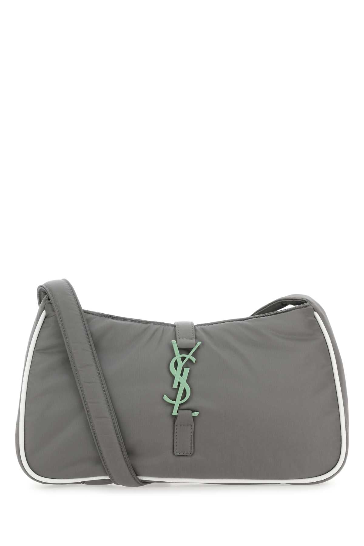 Saint Laurent Men Grey Econylâ® Le 5 Ã€ 7 Shoulder Bag SAINT LAURENT