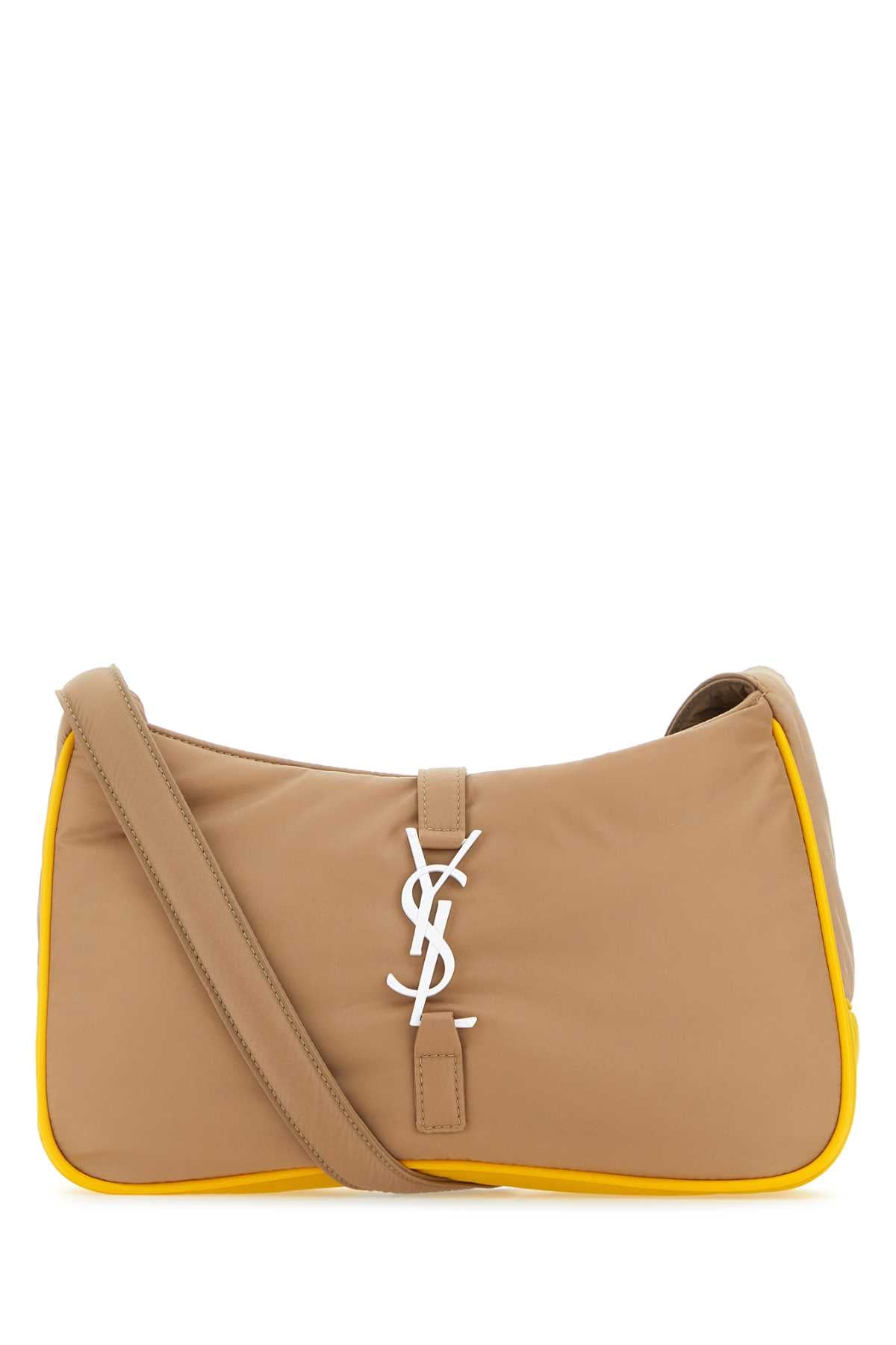 Saint Laurent Men Cappuccino Econylâ® Le 5 Ã  7 Shoulder Bag SAINT LAURENT