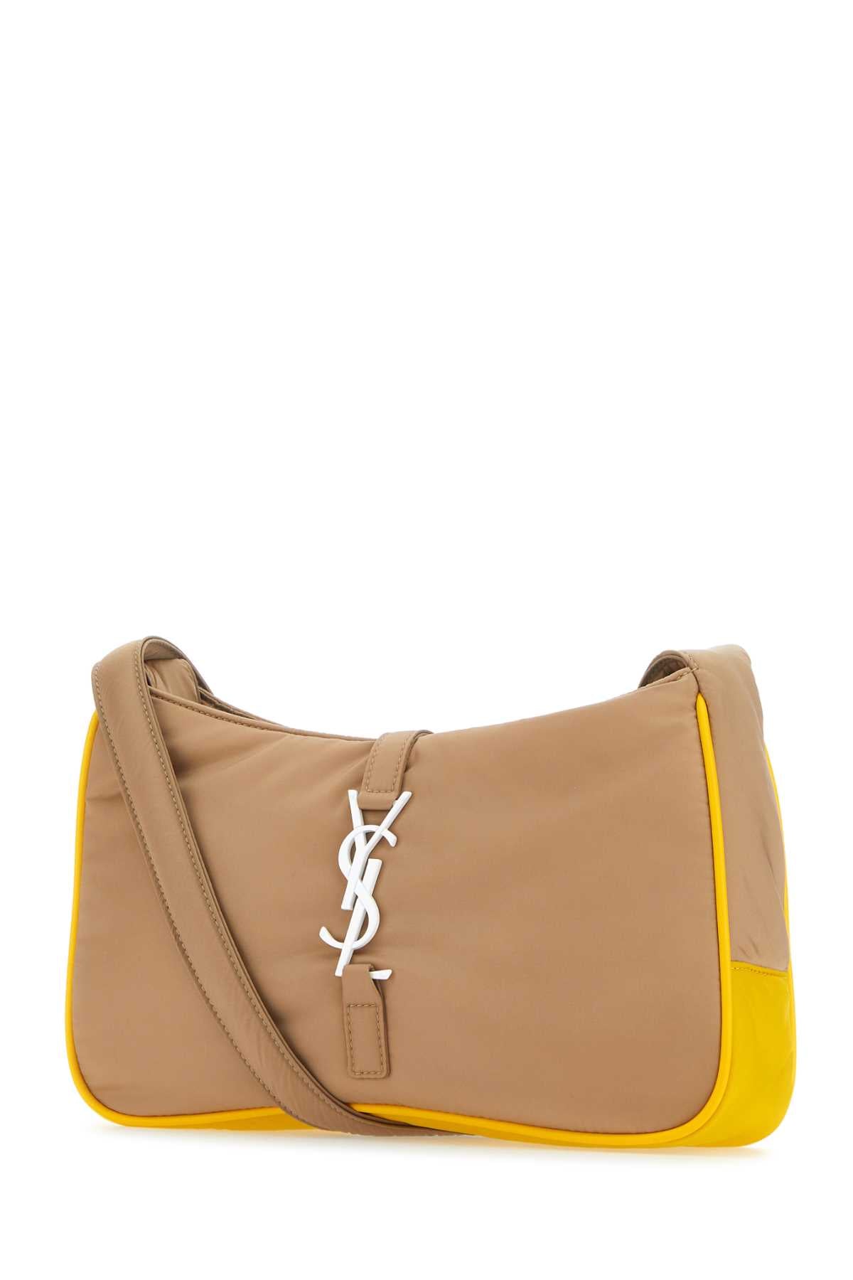 Saint Laurent Men Cappuccino Econylâ® Le 5 Ã  7 Shoulder Bag SAINT LAURENT