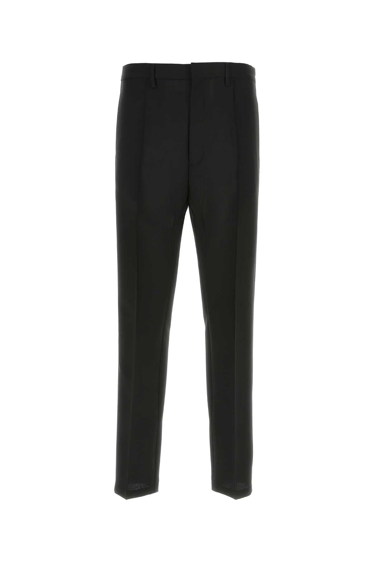 Prada Men Black Mohair Blend Pant PRADA