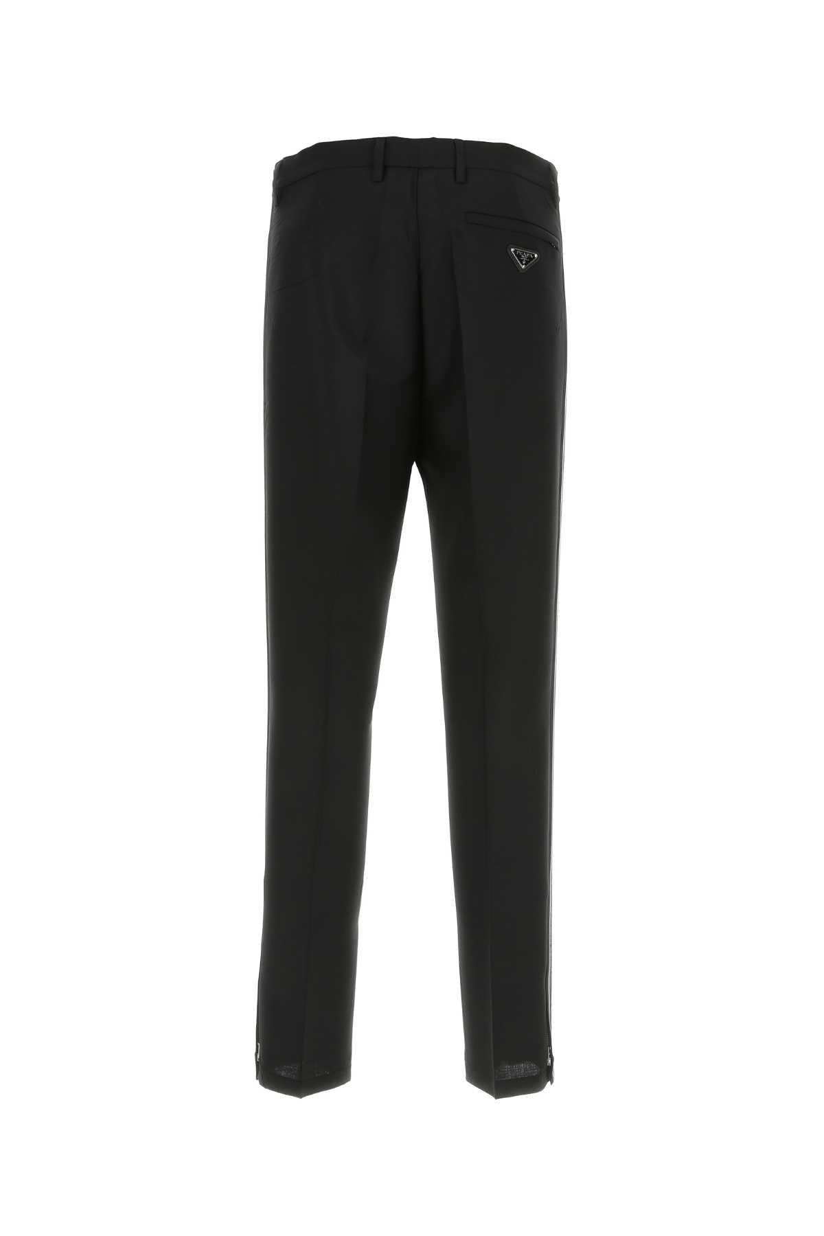 Prada Men Black Mohair Blend Pant PRADA