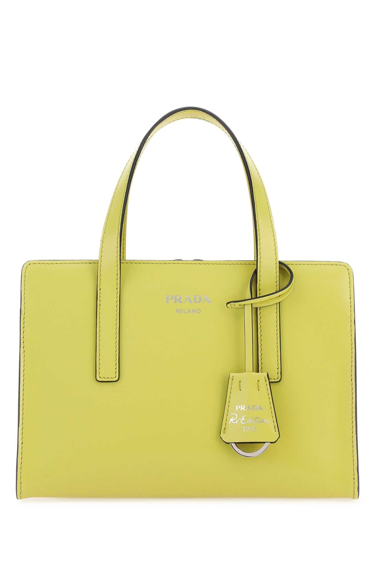Prada Women Acid Green Leather Re-Edition 1995 Handbag PRADA