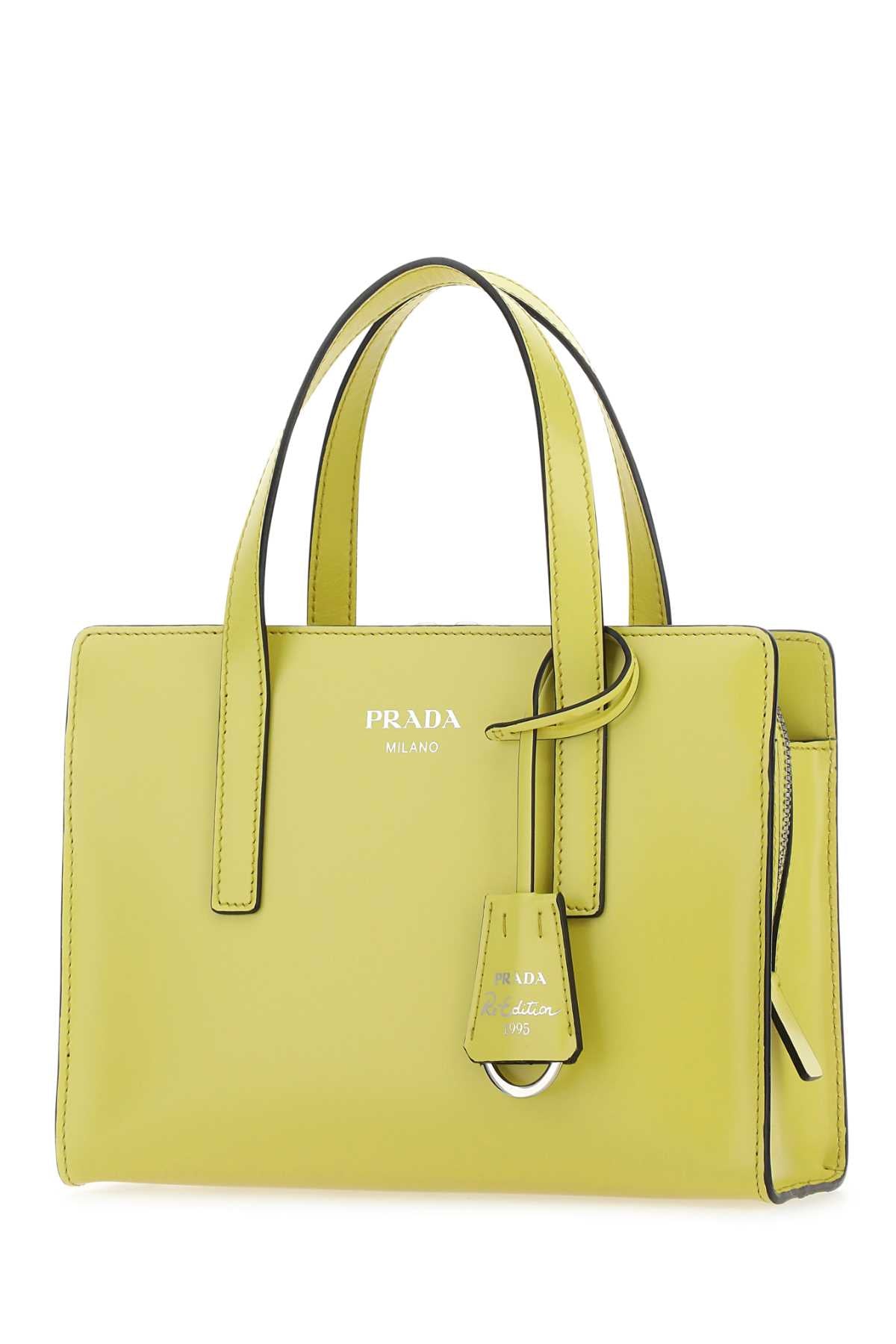 Prada Women Acid Green Leather Re-Edition 1995 Handbag PRADA