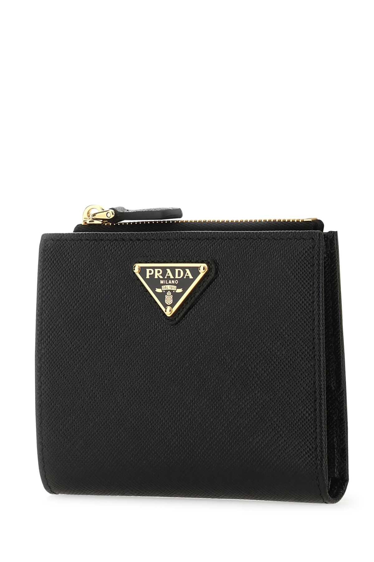 Prada Women Black Leather Wallet PRADA