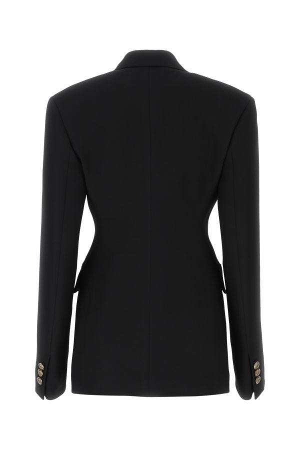 Prada Woman Black Wool Blend Blazer