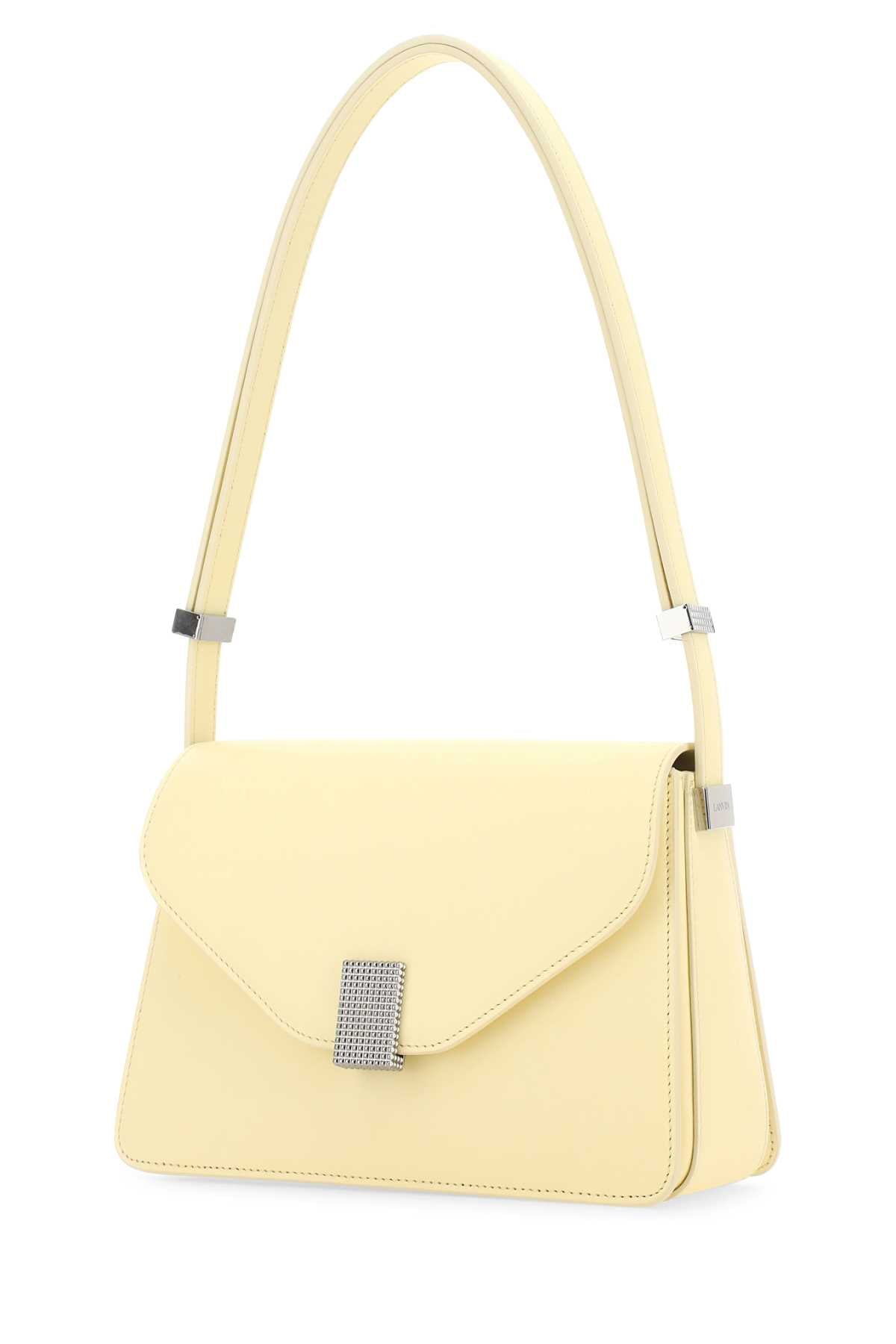 Lanvin Women Pastel Yellow Leather Concerto Shoulder Bag LANVIN