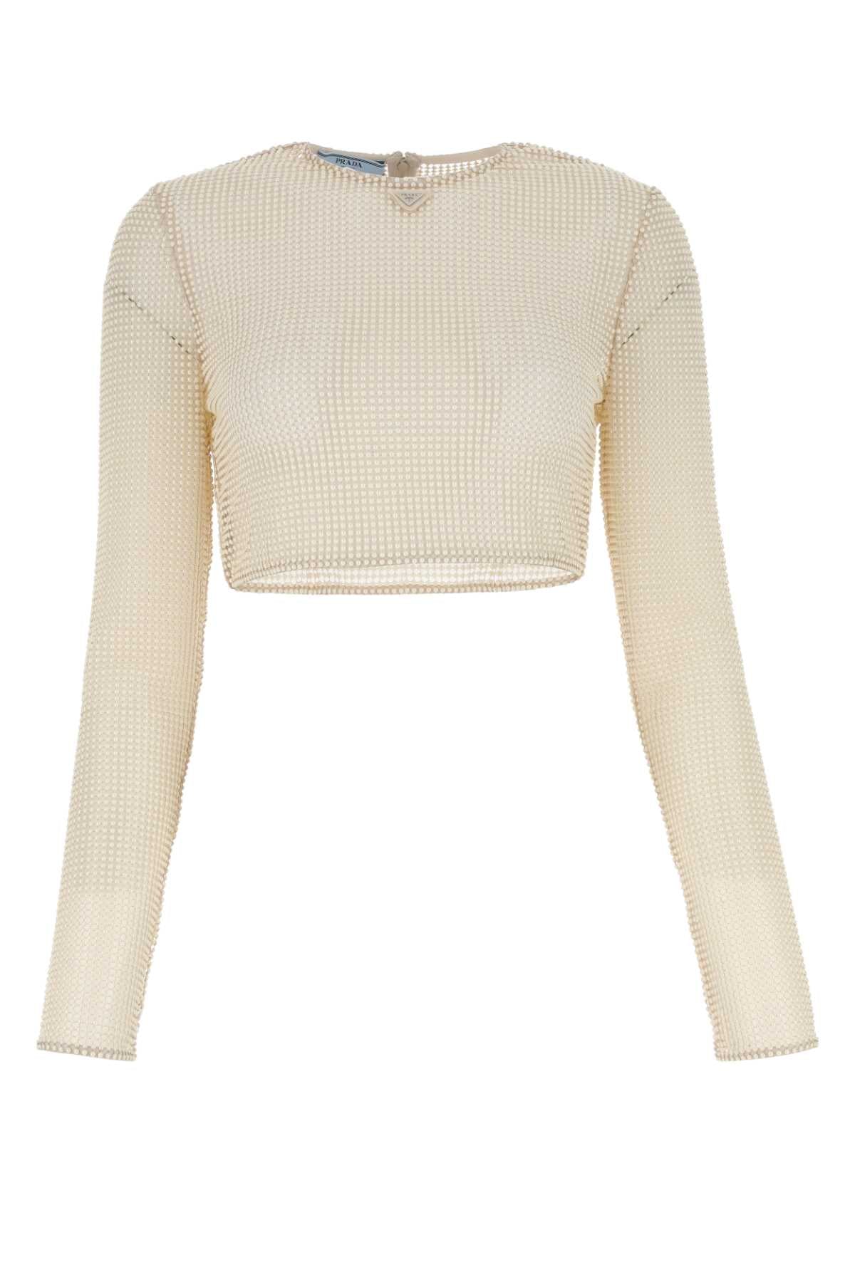 Prada Women Sand Beads Top PRADA