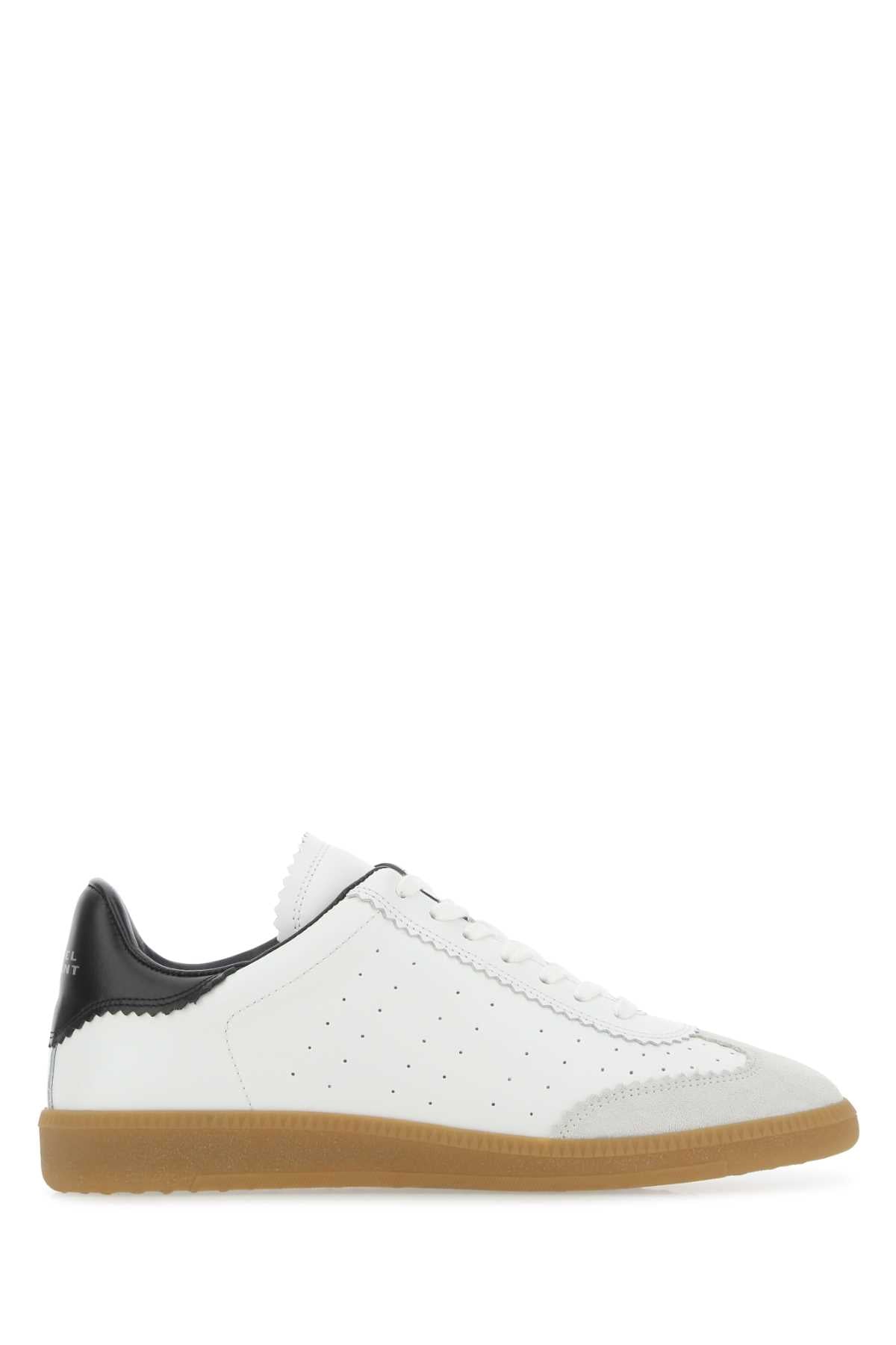 Isabel Marant Women White Leather Bryce Sneakers ISABEL MARANT