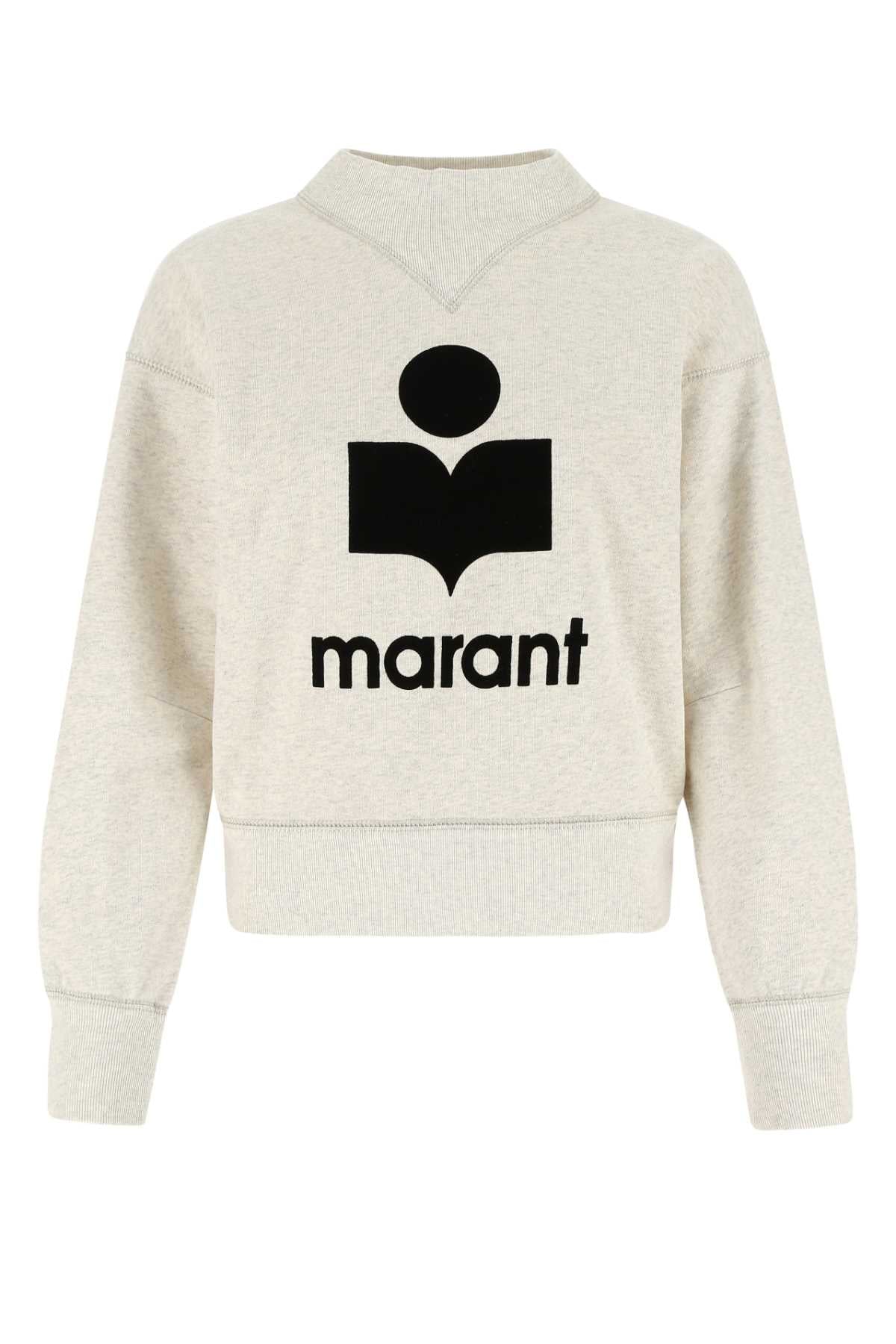 Isabel Marant Etoile Women Melange Sand Cotton Blend Moby Sweatshirt ISABEL MARANT ETOILE