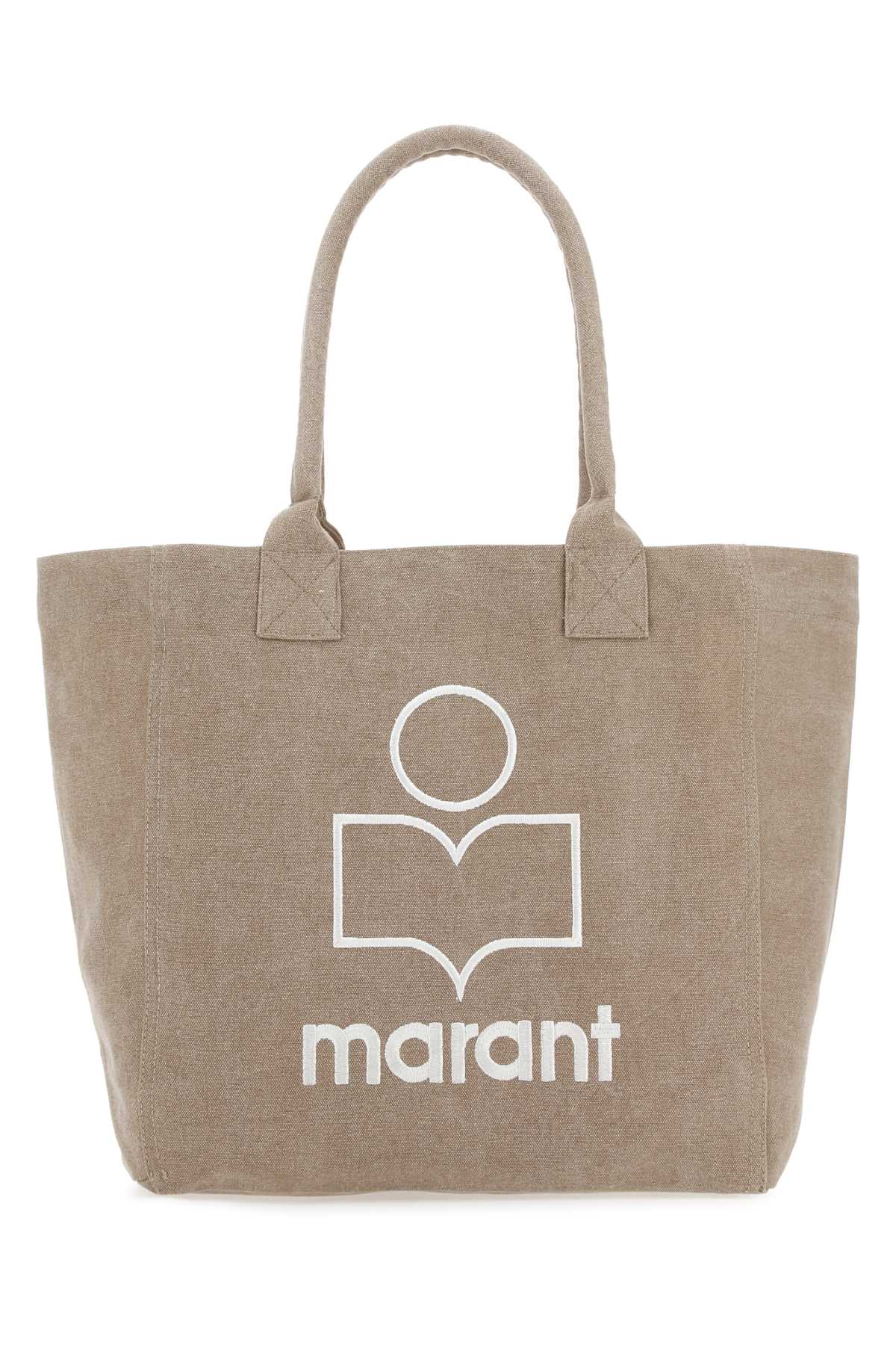 Isabel Marant Women Cappuccino Cotton Small Yenky Shopping Bag ISABEL MARANT