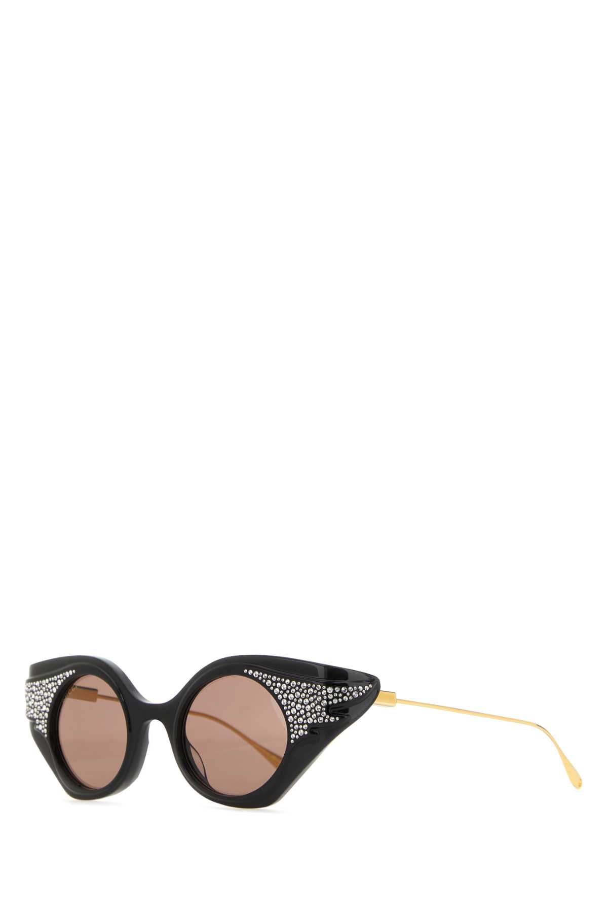 Gucci Women Black Acetate Sunglasses GUCCI