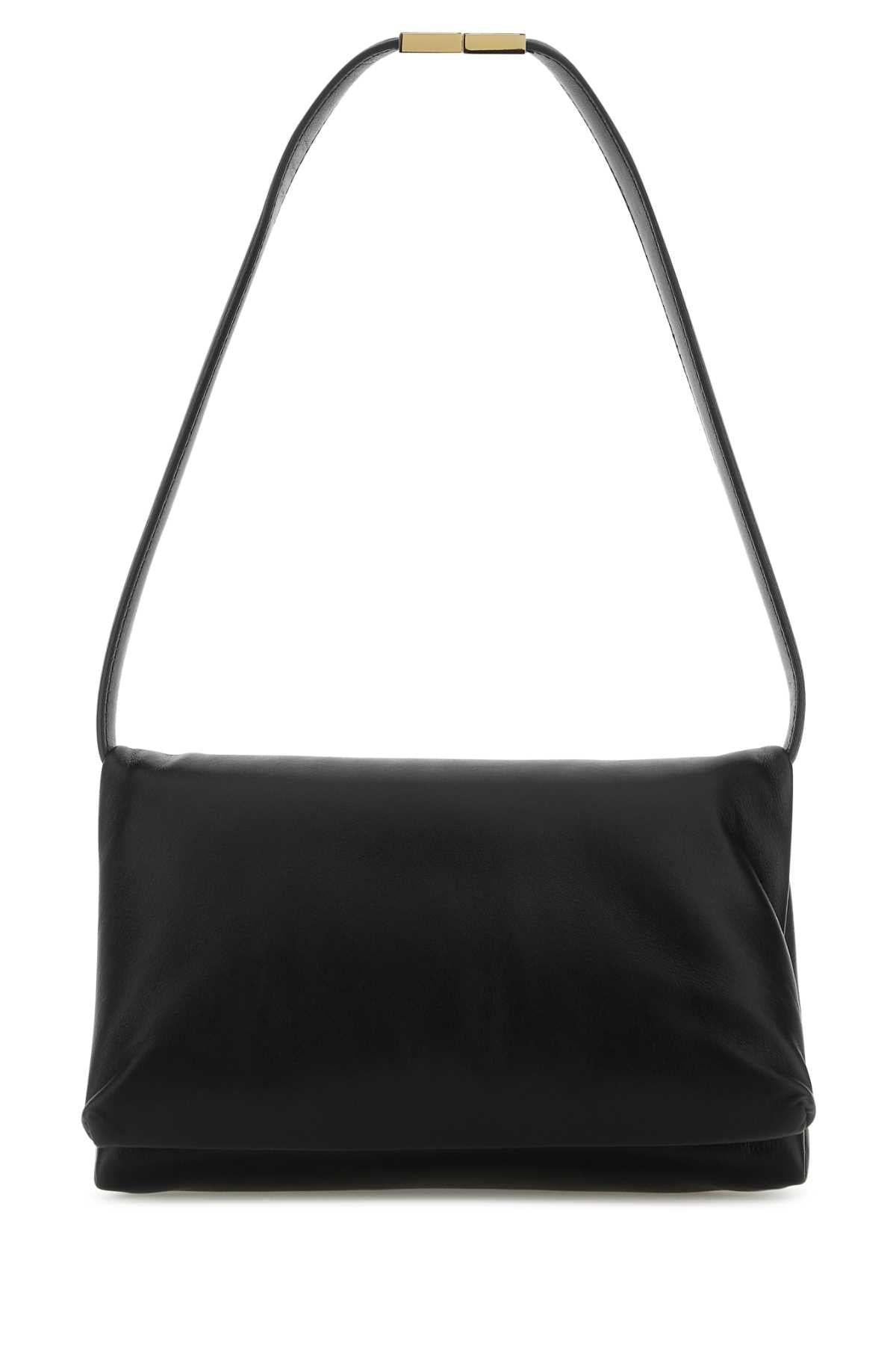 Marni Women Black Leather Prisma Shoulder Bag MARNI
