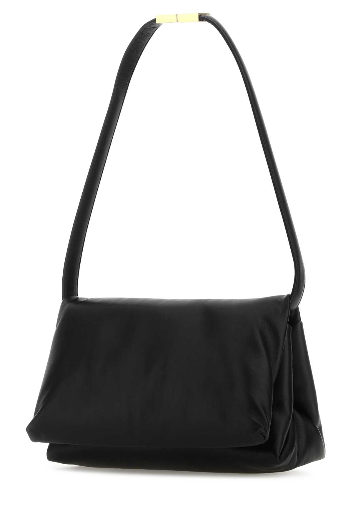 Marni Women Black Leather Prisma Shoulder Bag MARNI