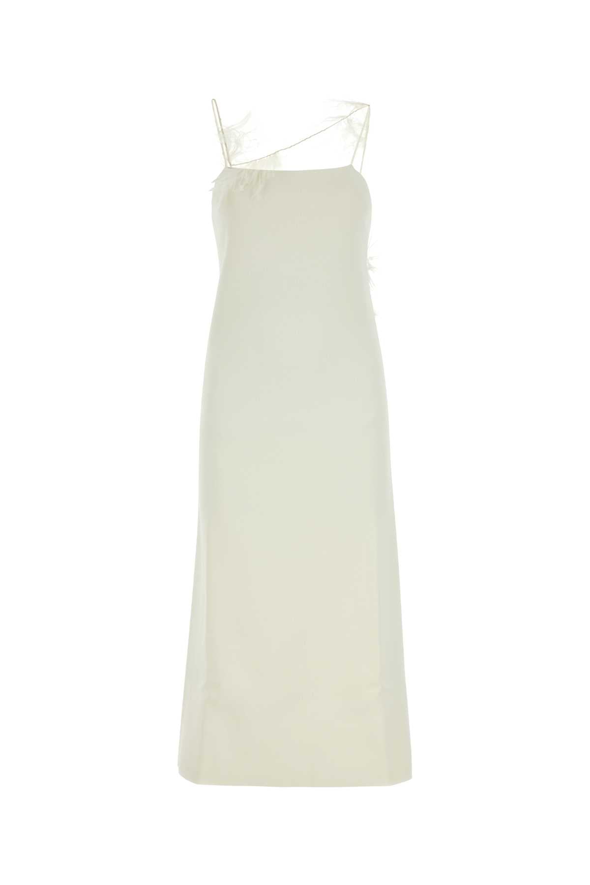 Jil Sander Women Ivory Viscose Blend Dress JIL SANDER
