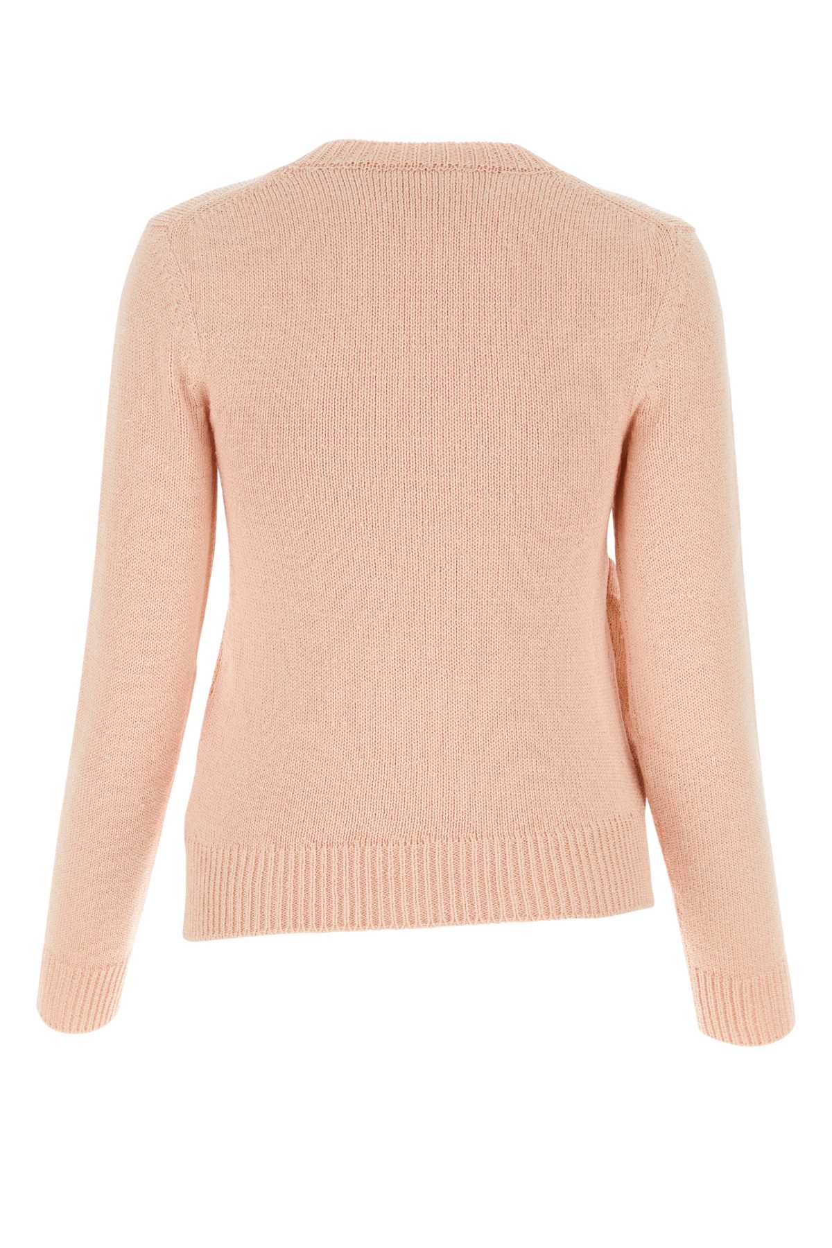 Jil Sander Women Light Pink Cotton Blend Sweater JIL SANDER