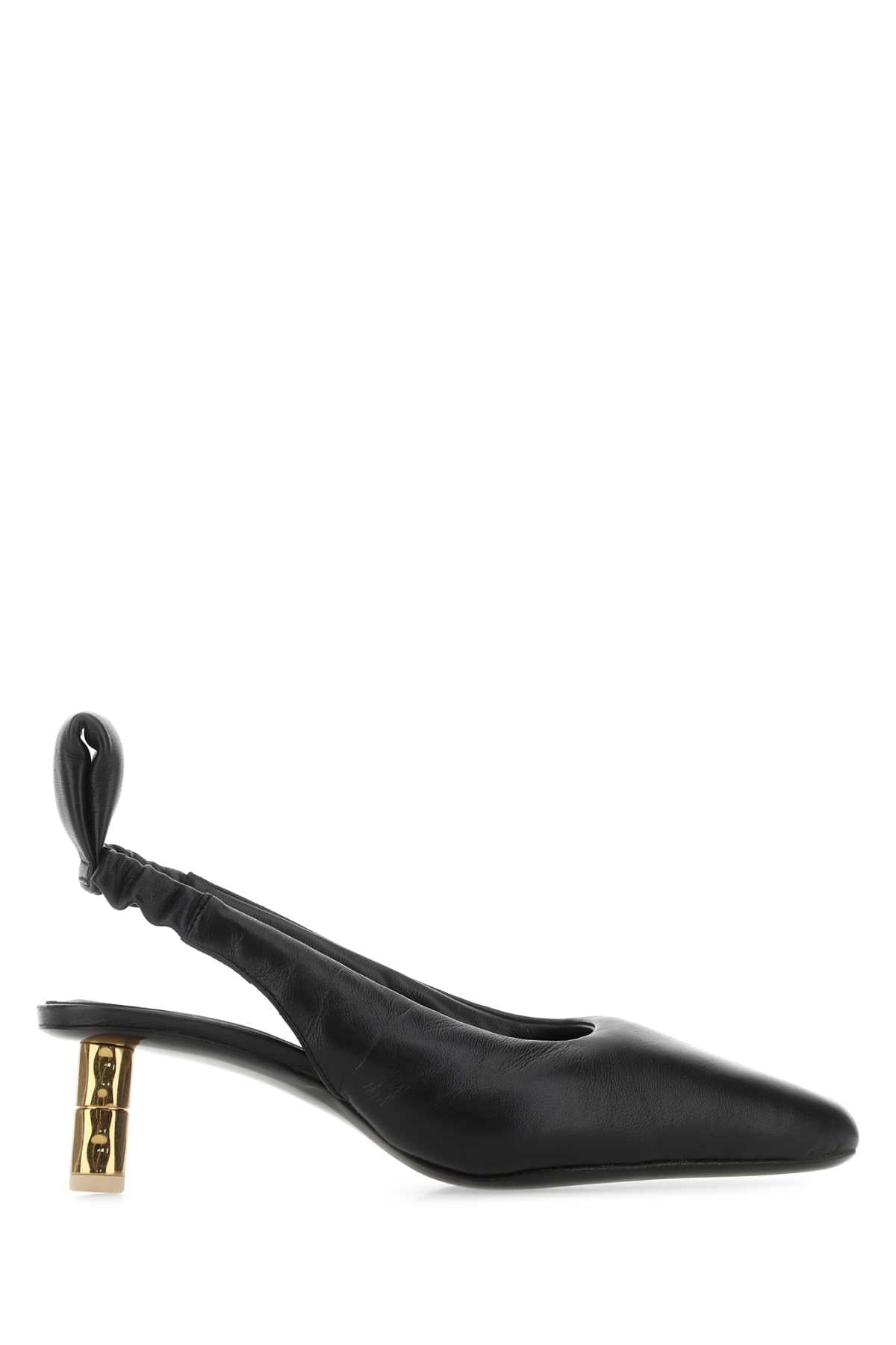 Boyy Women Black Nappa Leather Puffy Pumps BOYY