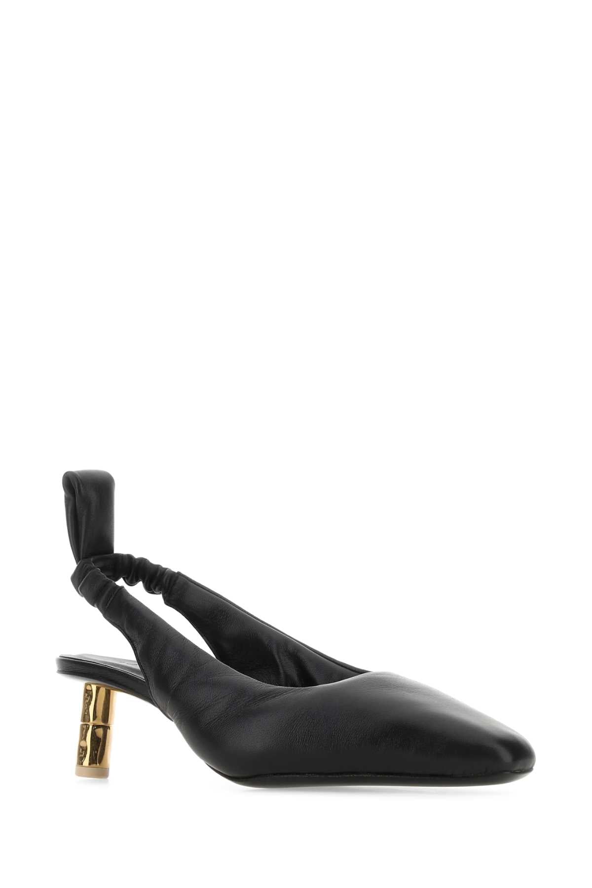 Boyy Women Black Nappa Leather Puffy Pumps BOYY
