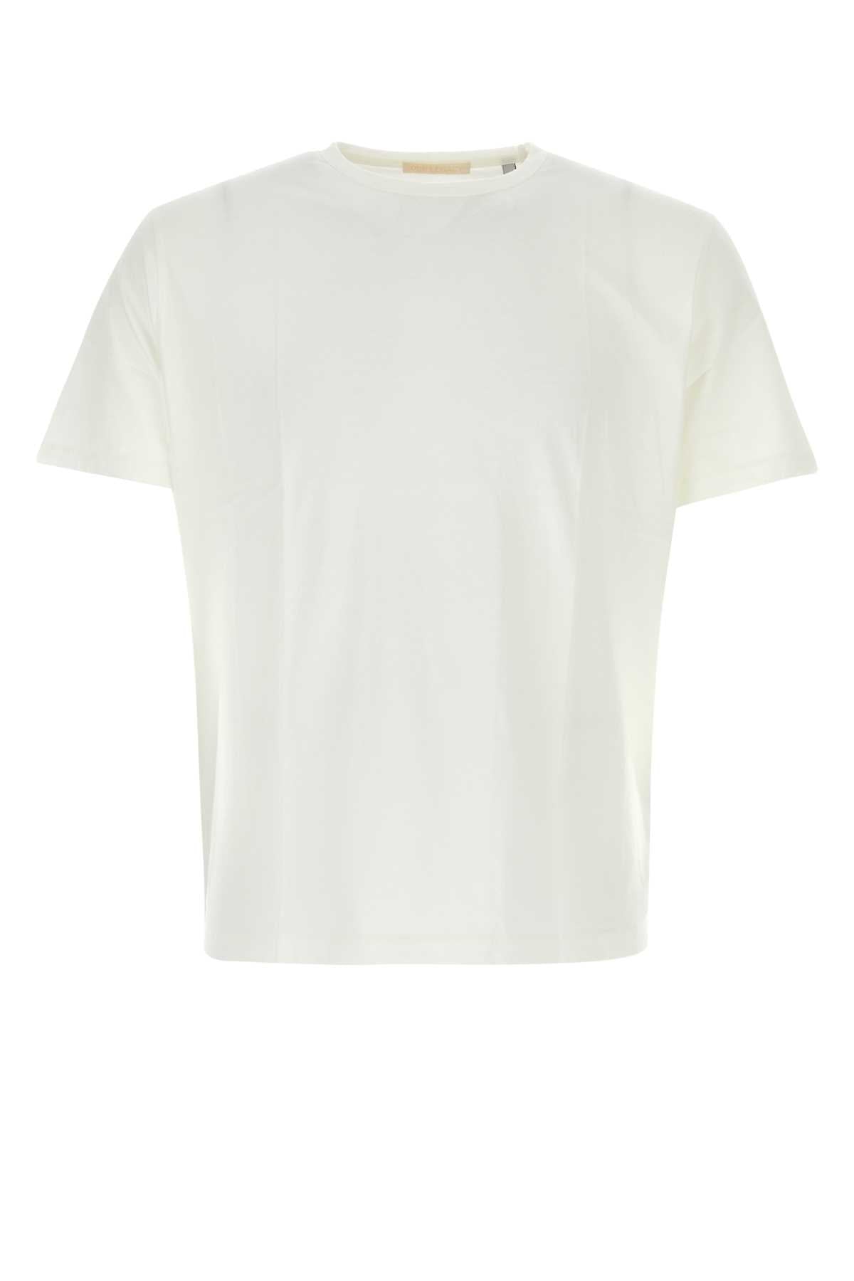 Our Legacy Men White Cotton T-Shirt OUR LEGACY