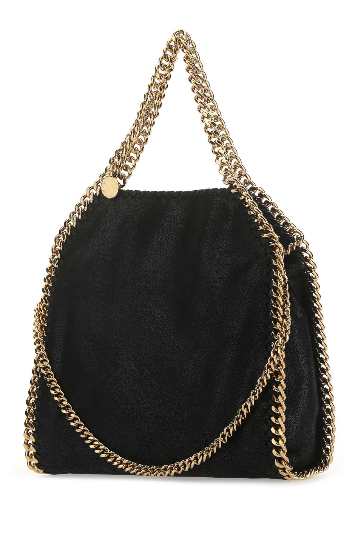 Stella Mccartney Women Black Shaggy Deer Mini Falabella Handbag