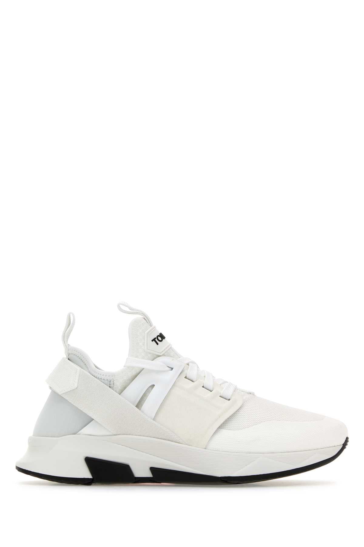 Tom Ford Men White Jago Sneakers TOM FORD
