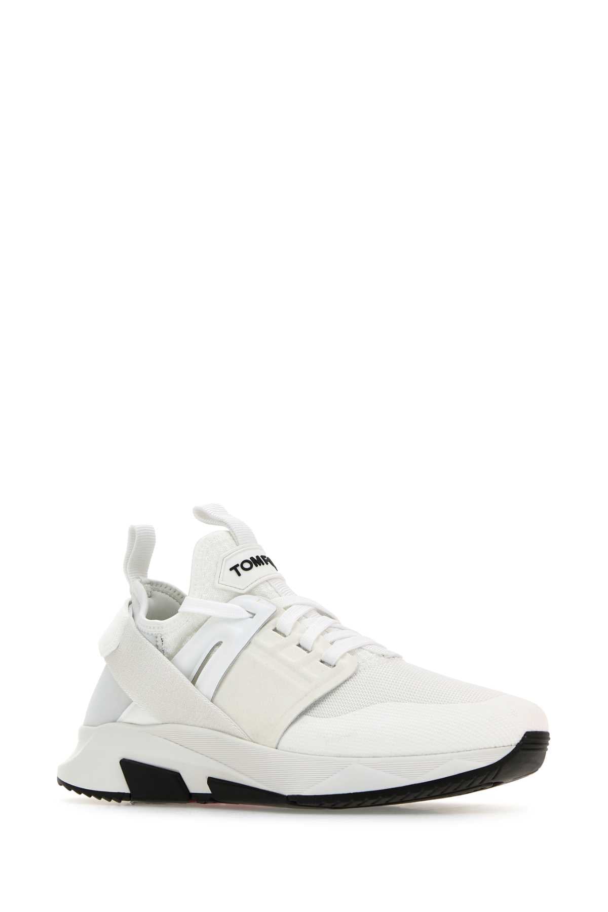 Tom Ford Men White Jago Sneakers TOM FORD