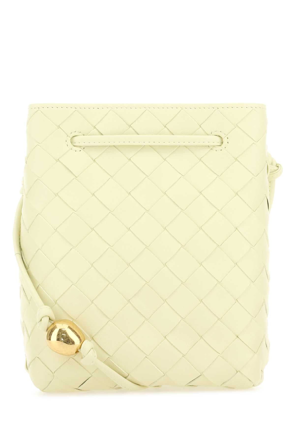 Bottega Veneta Women Pastel Yellow Leather Bucket Bag BOTTEGA VENETA