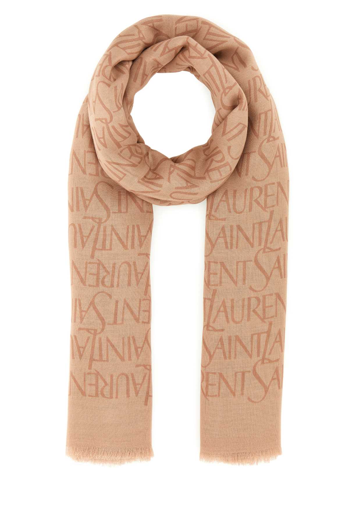 Saint Laurent Women Printed Modal Blend Scarf SAINT LAURENT