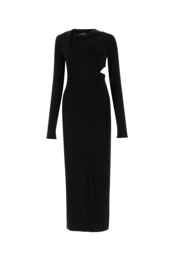 Versace Woman Black Jersey Dress