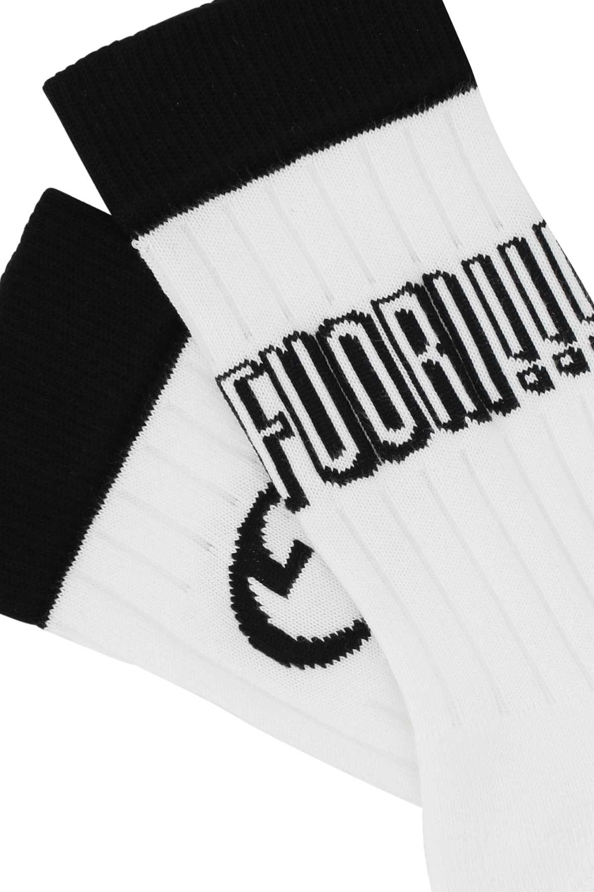 Gucci Women White Stretch Cotton Blend Socks GUCCI