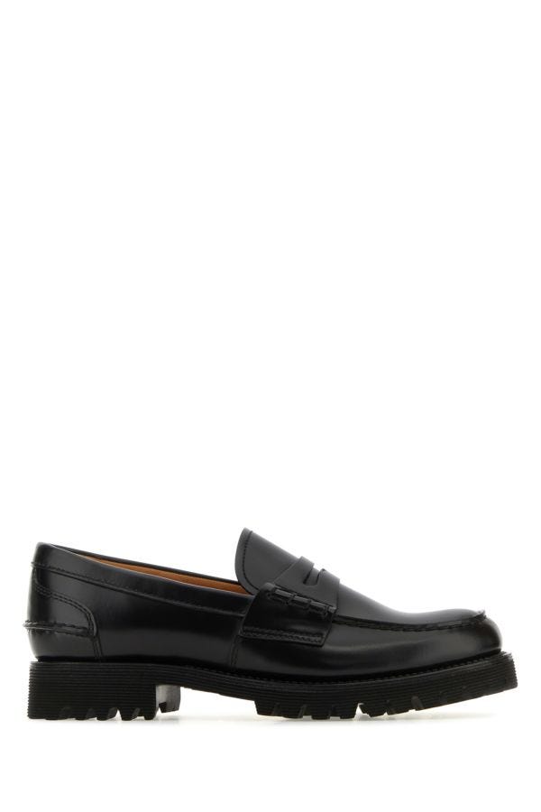 Church's Woman Black Leather Pembrey Loafers
