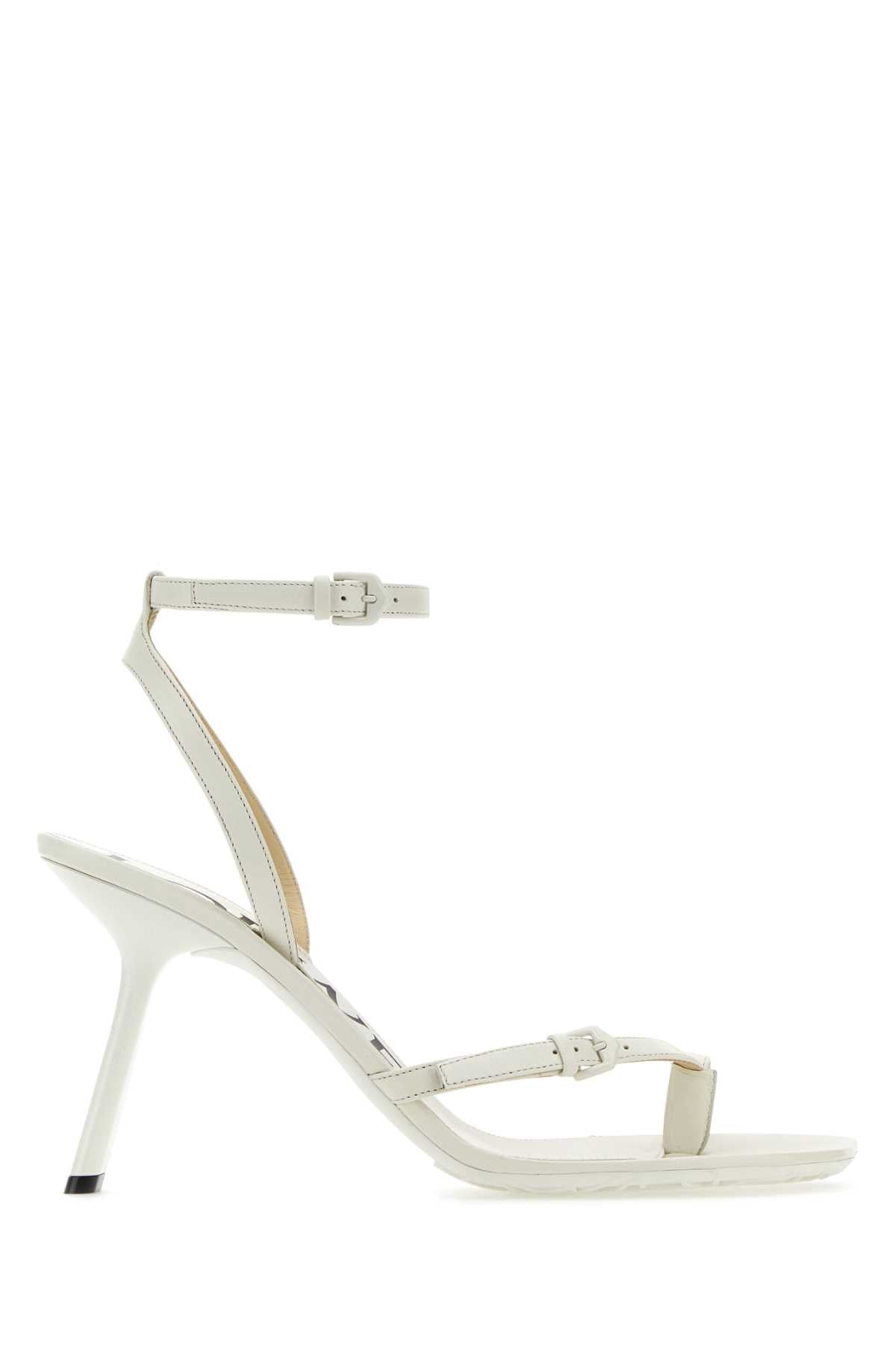 Loewe Paula's Ibiza Women White Leather Paula S Ibiza Petal Sandals LOEWE