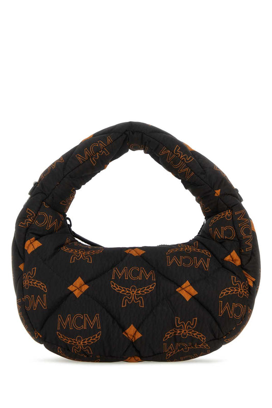 Mcm Unisex Printed Nylon Handbag MCM