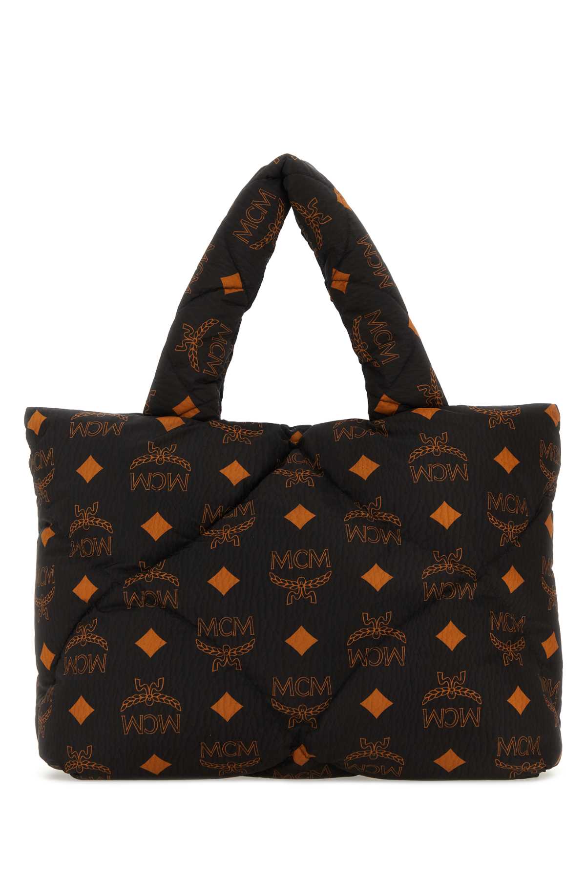 Mcm Unisex Printed Nylon Mã¼nchen Shopping Bag MCM