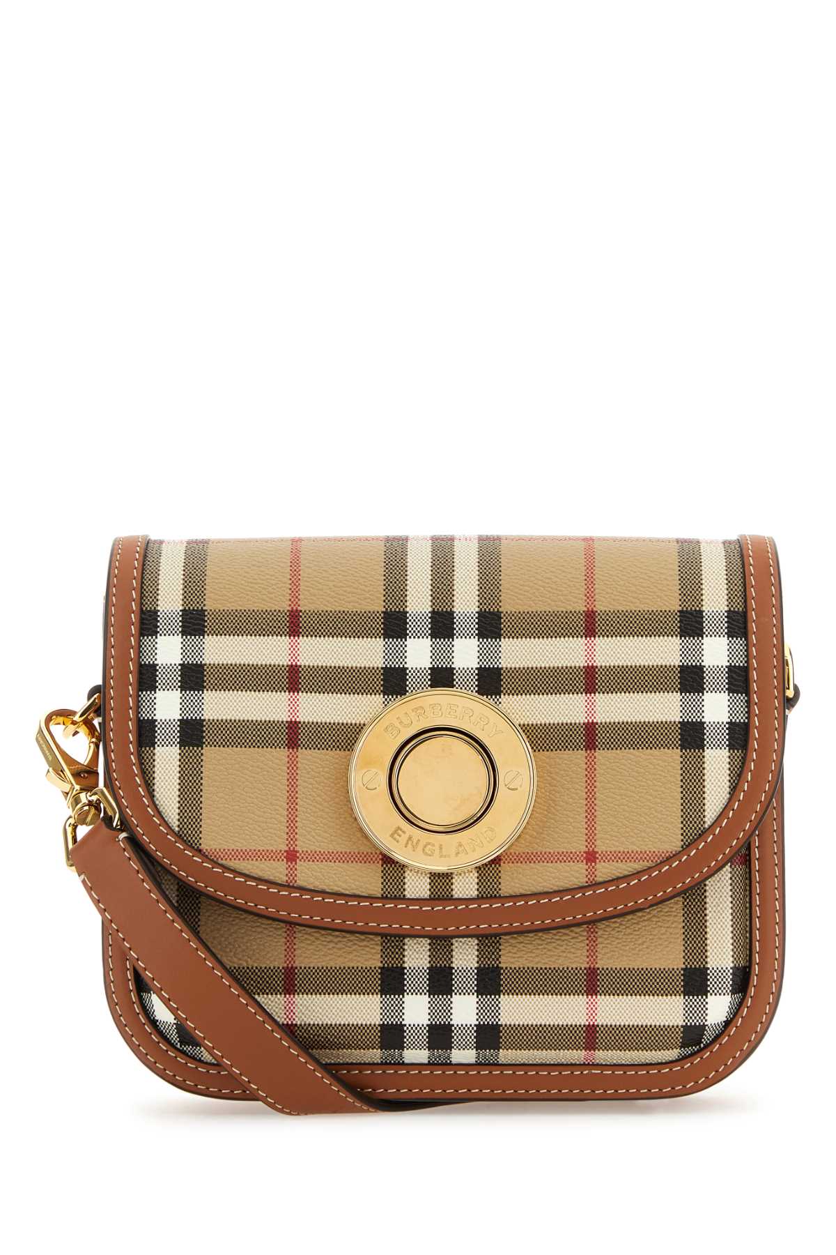 Burberry Women Printed Canvas Small Elizabeth Shoulder Bag BURBERRY