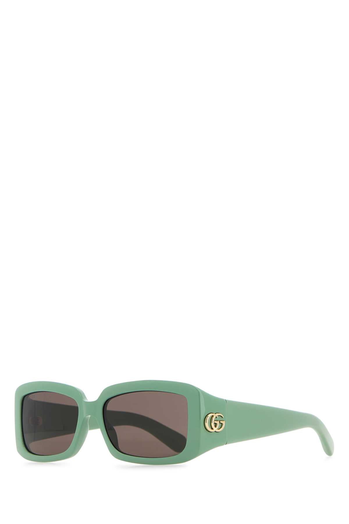 Gucci Women Sea Green Acetate Sunglasses GUCCI