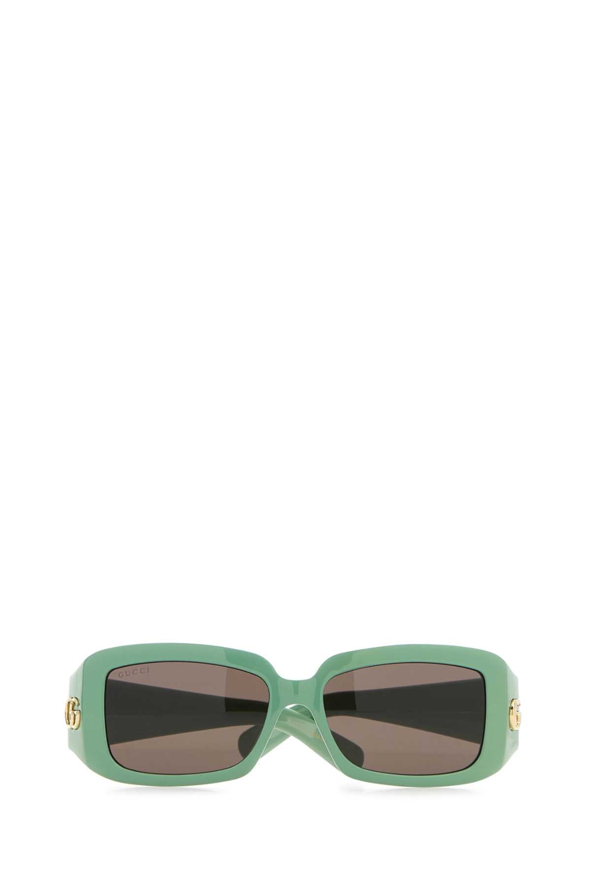 Gucci Women Sea Green Acetate Sunglasses GUCCI