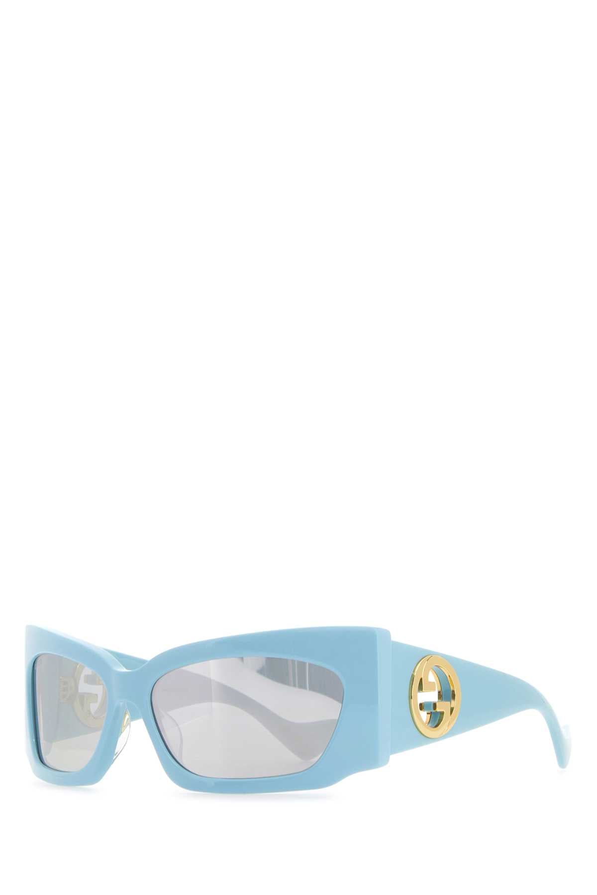 Gucci Women Light-Blue Acetate Sunglasses GUCCI