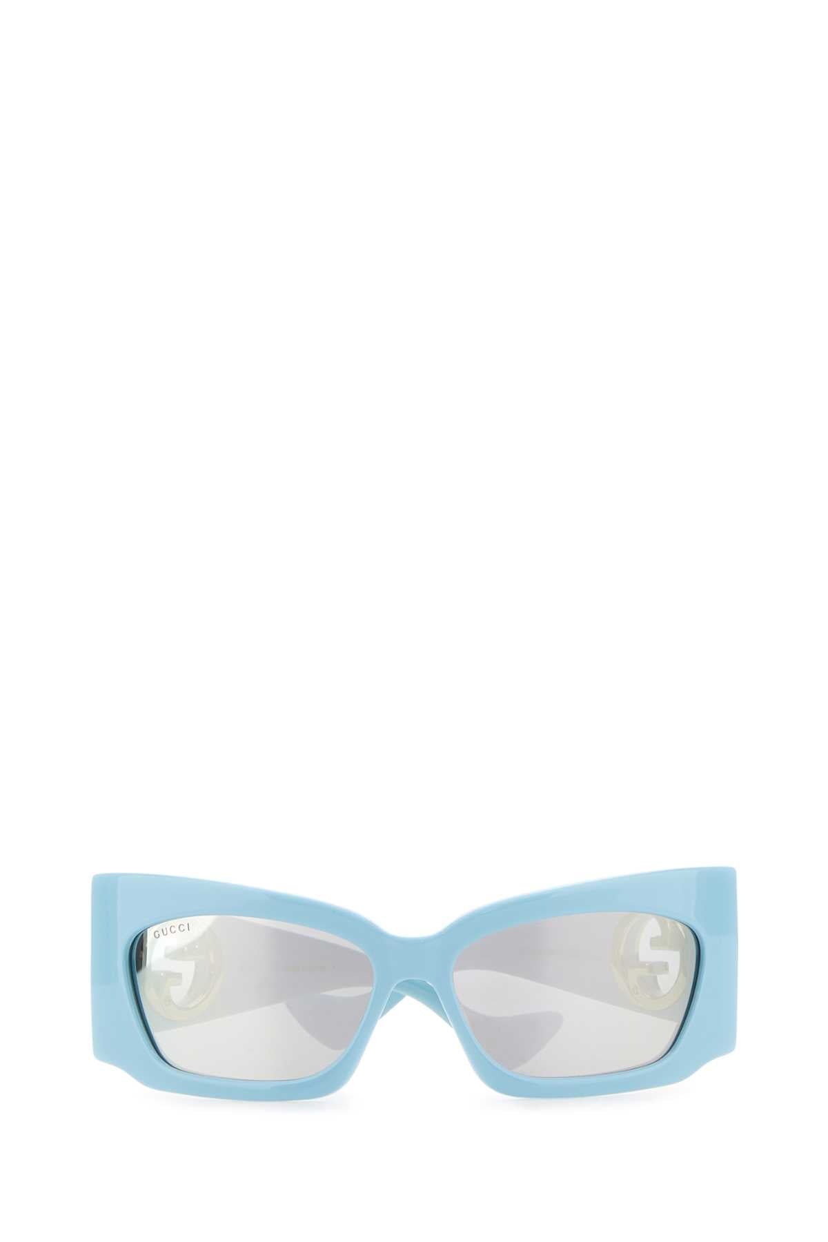Gucci Women Light-Blue Acetate Sunglasses GUCCI