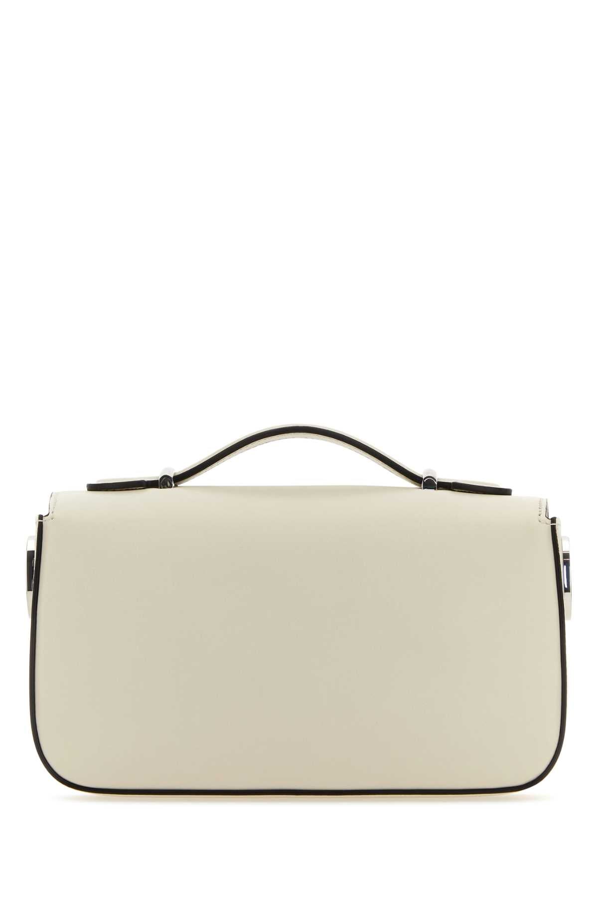 Gucci Women Ivory Leather Mini Petite Gg Handbag GUCCI