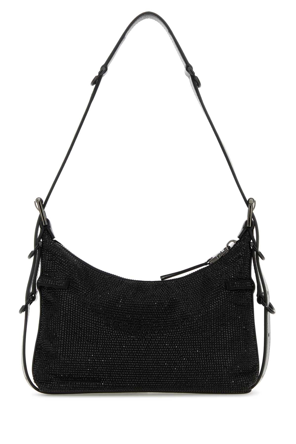 Givenchy Women Black Fabric Mini Voyou Shoulder Bag GIVENCHY