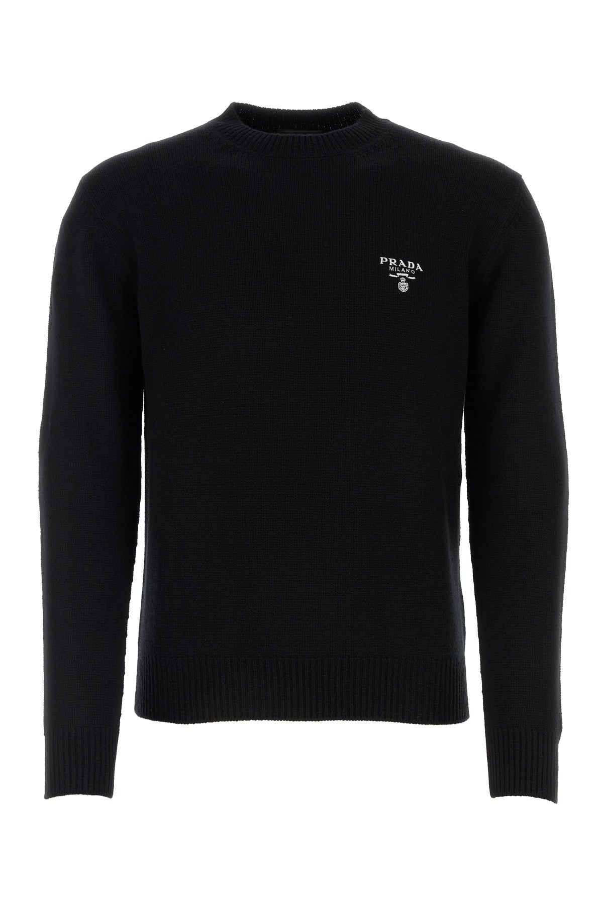 Prada Men Black Cashmere Sweater