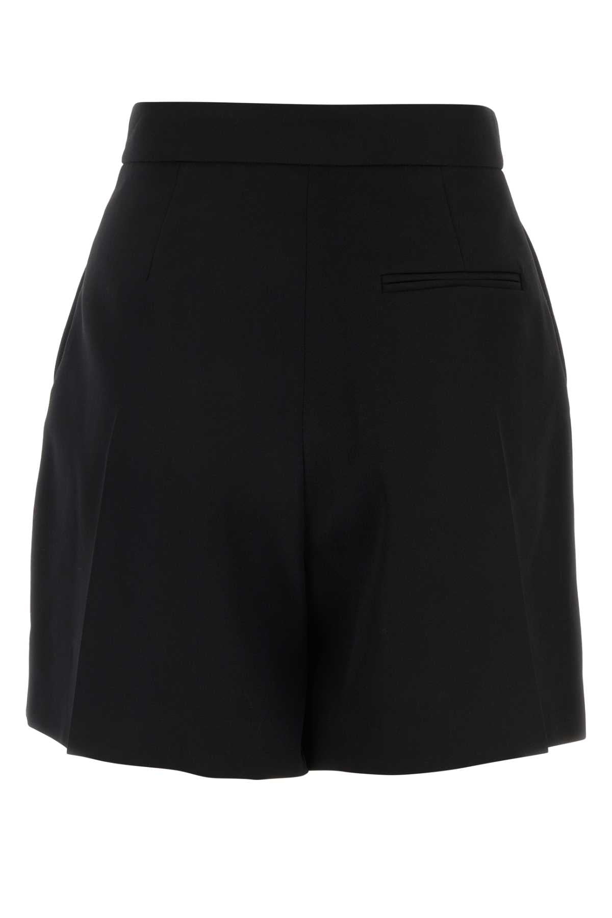 Alexander Mcqueen Women Black Wool Shorts ALEXANDER MCQUEEN