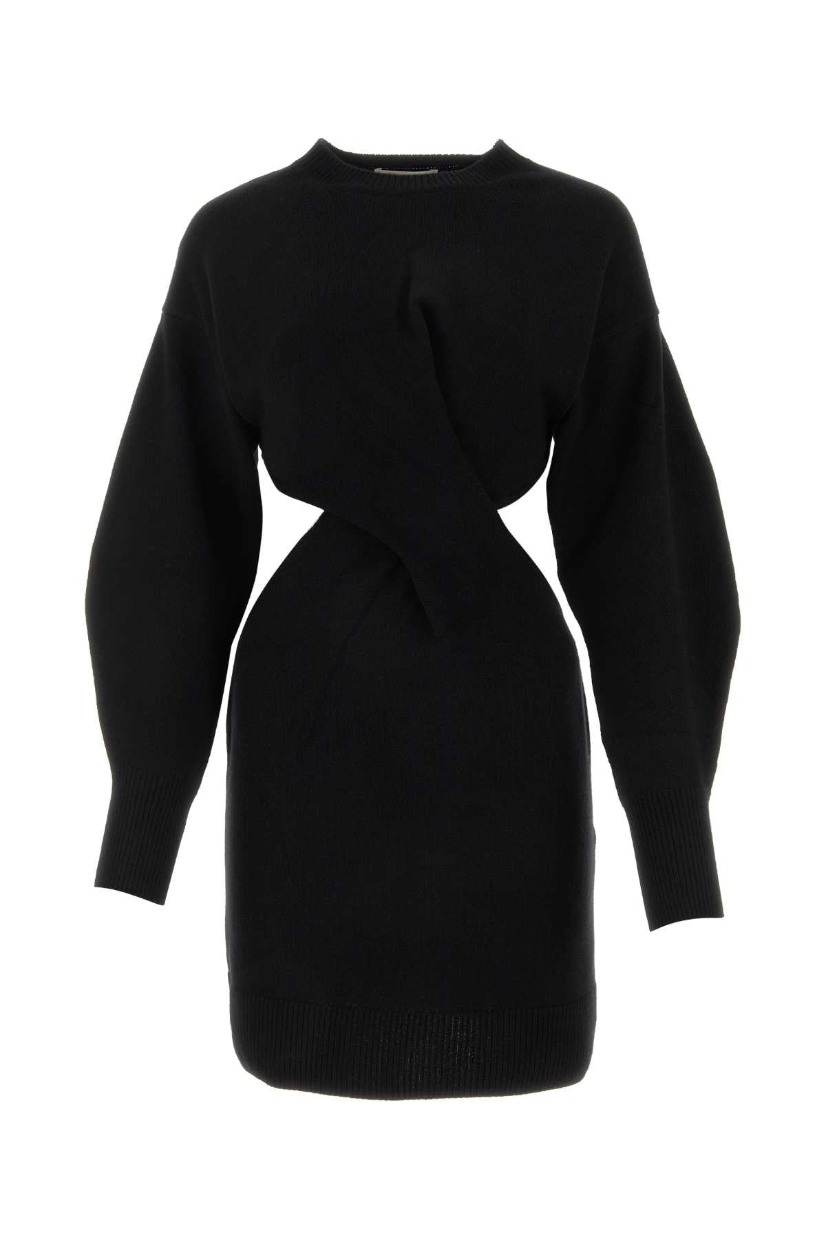 Alexander Mcqueen Women Black Wool Blend Dress ALEXANDER MCQUEEN