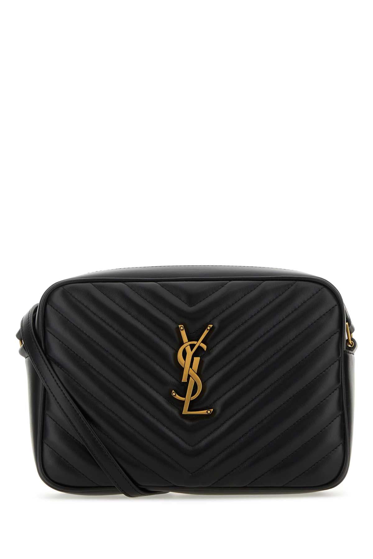 Saint Laurent Women Black Leather Crossbody Bag SAINT LAURENT