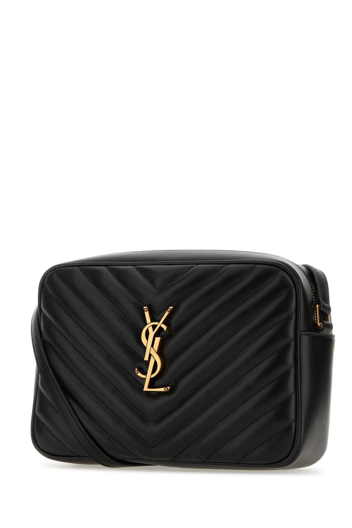 Saint Laurent Women Black Leather Crossbody Bag SAINT LAURENT