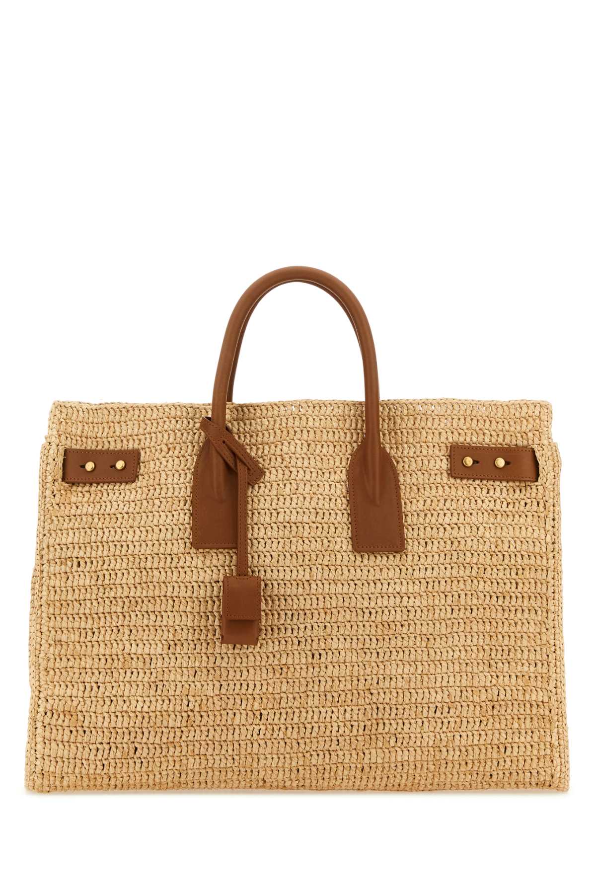 Saint Laurent Women Raffia Medium Sac De Jour Shopping Bag SAINT LAURENT