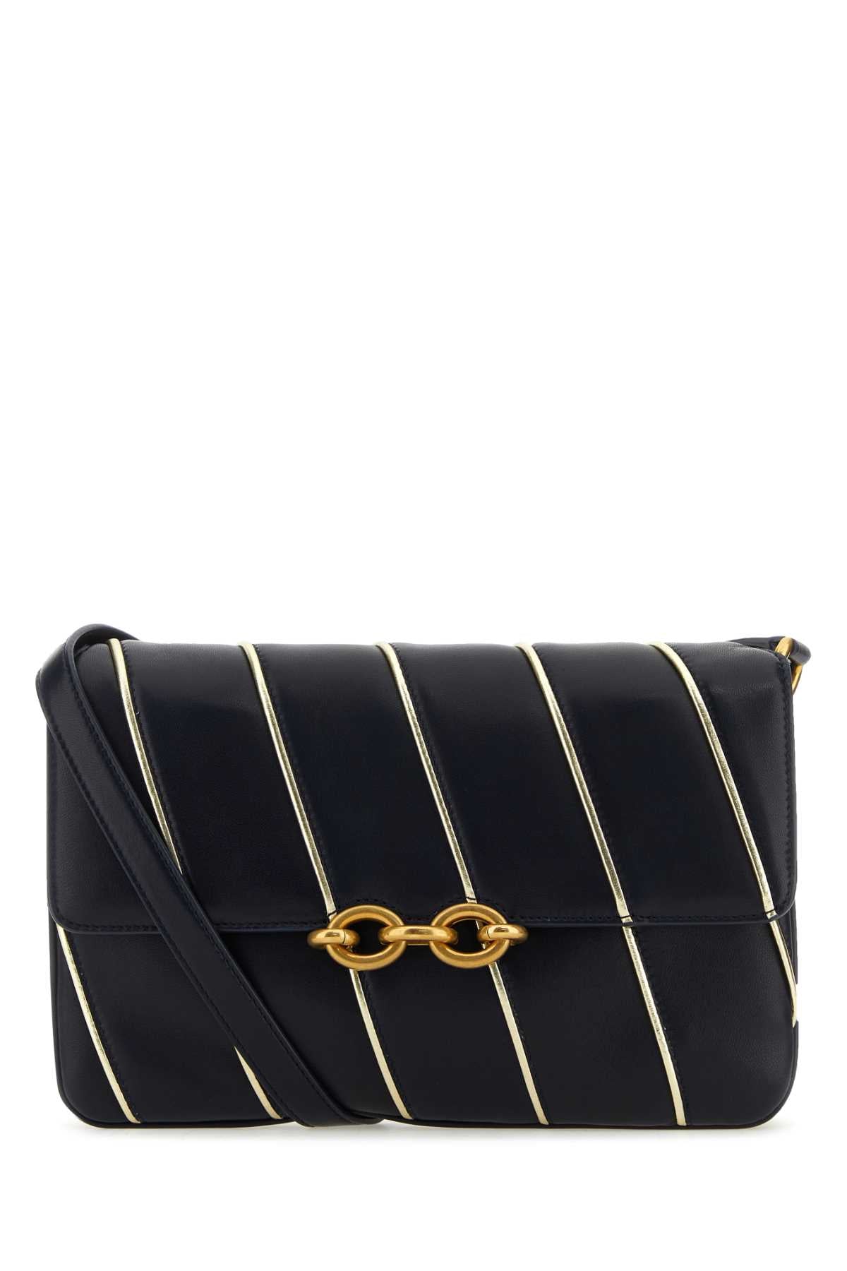 Saint Laurent Women Two-Tone Leather Le Maillon Shoulder Bag SAINT LAURENT