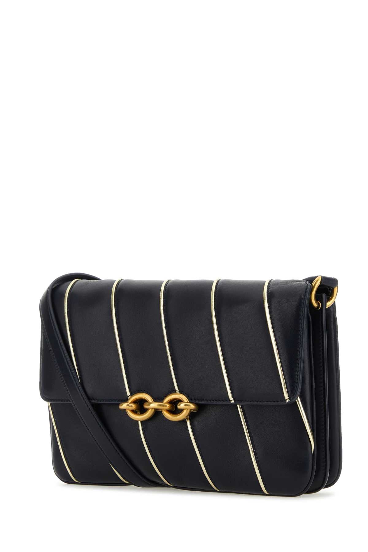 Saint Laurent Women Two-Tone Leather Le Maillon Shoulder Bag SAINT LAURENT
