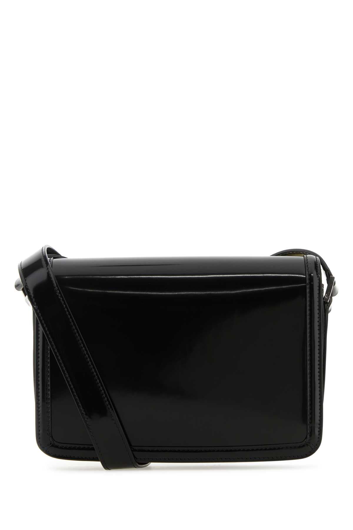 Saint Laurent Men Black Leather Solferino Medium Crossbody Bag SAINT LAURENT