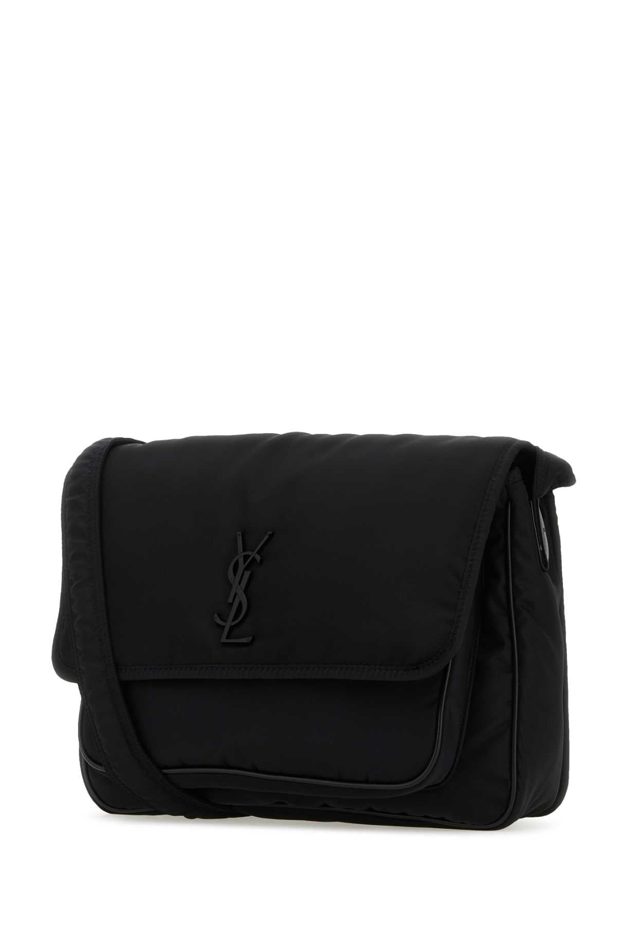 Saint Laurent Men Black Nylon Niki Crossbody Bag SAINT LAURENT